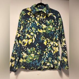 Columbia Women’s Pull Over with Partial Zip Multicolour Sweater